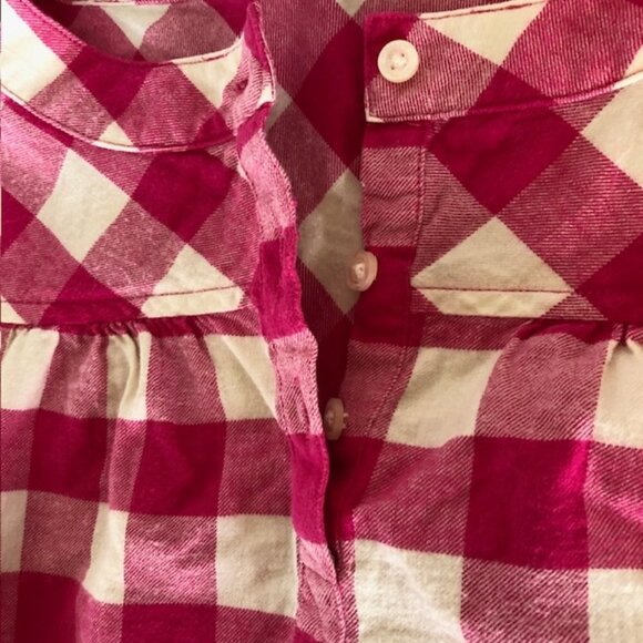 VINEYARD VINES Girls Pink Check Long Sleeve Top L - Picture 5 of 15